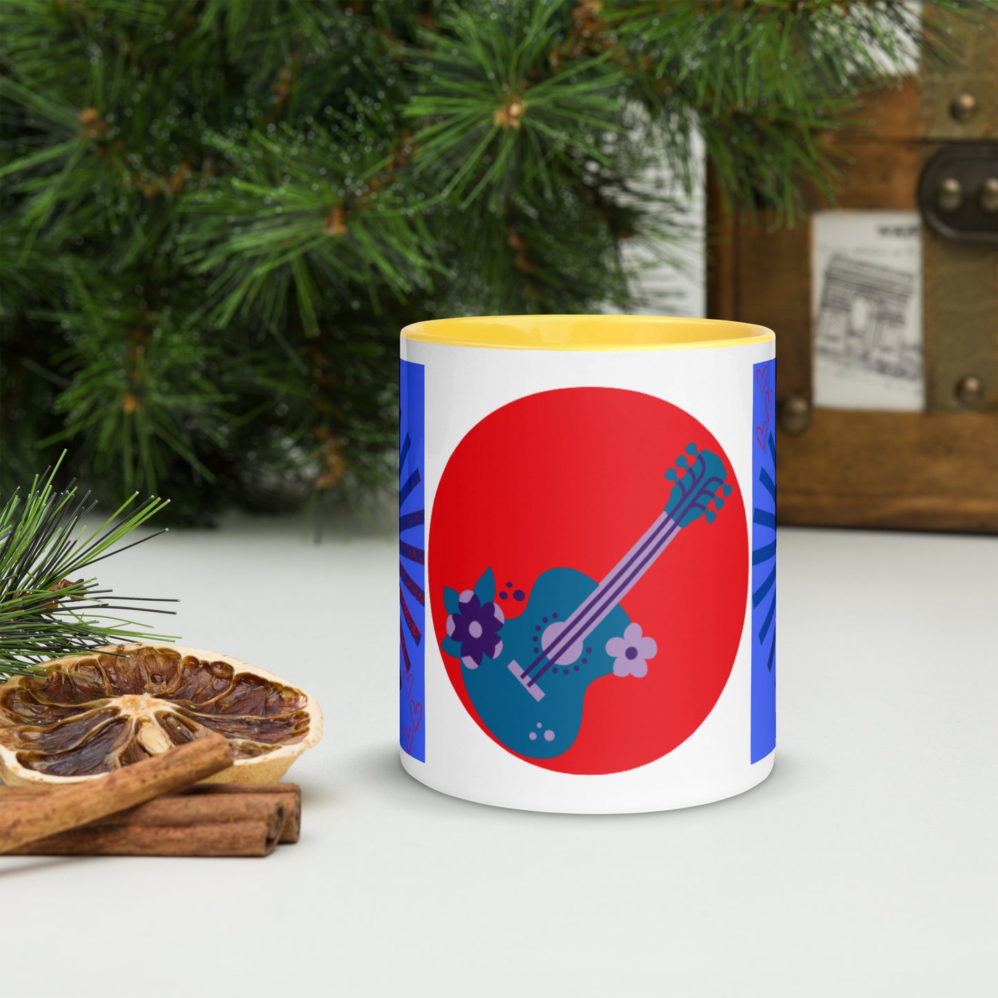 Mug *D à Intérieur Coloré