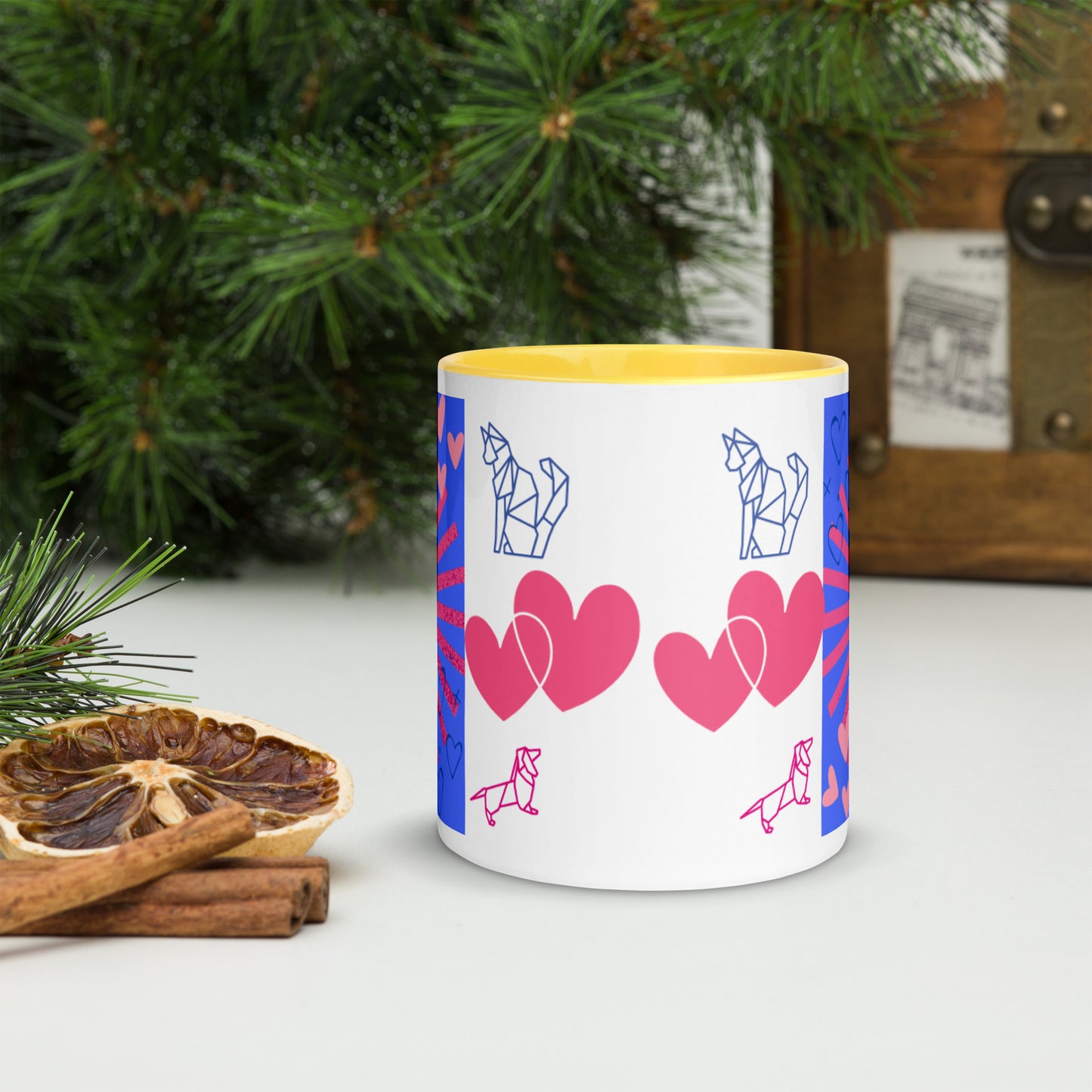 Mug *C* à Intérieur Coloré