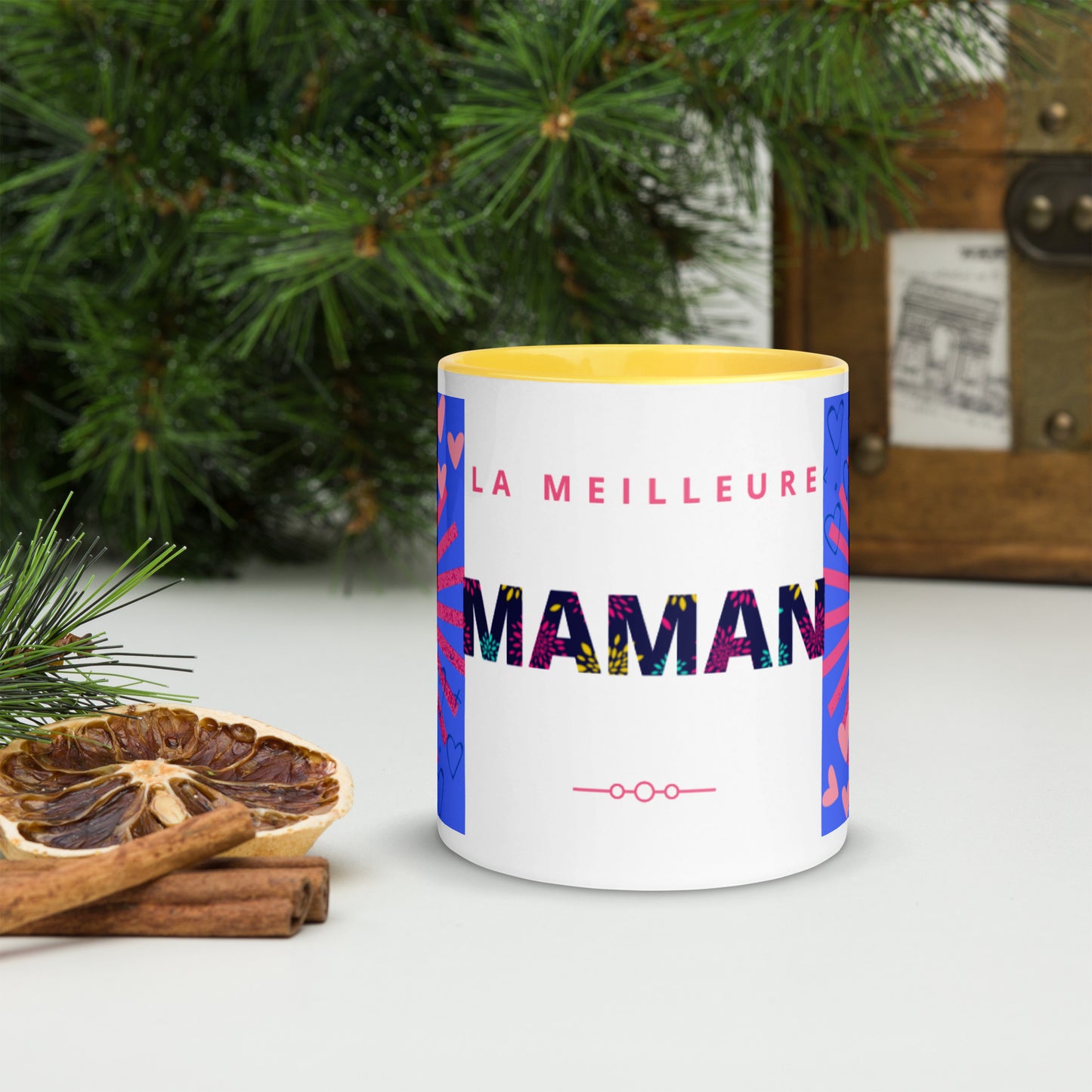 Mug *B* à Intérieur Coloré