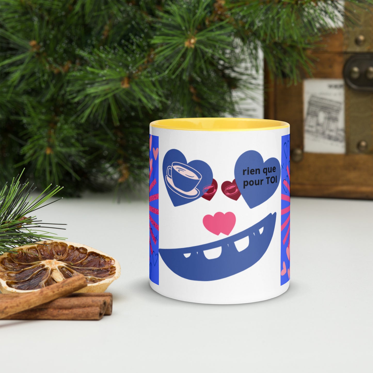 Mug *LUXEMBOURG* à Intérieur Coloré