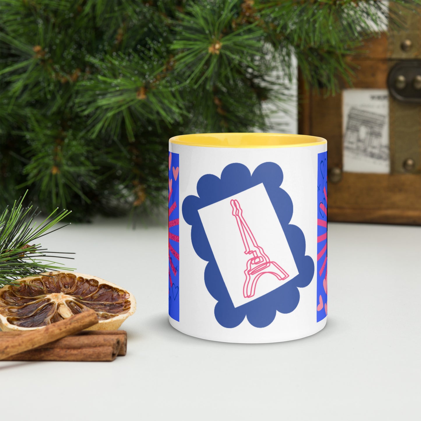 Mug *FRANCE* à Intérieur Coloré