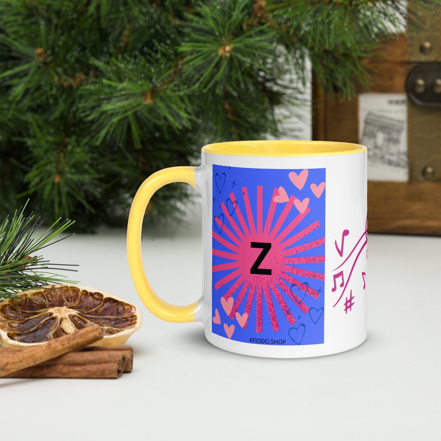 Mug *Z* à Intérieur Coloré