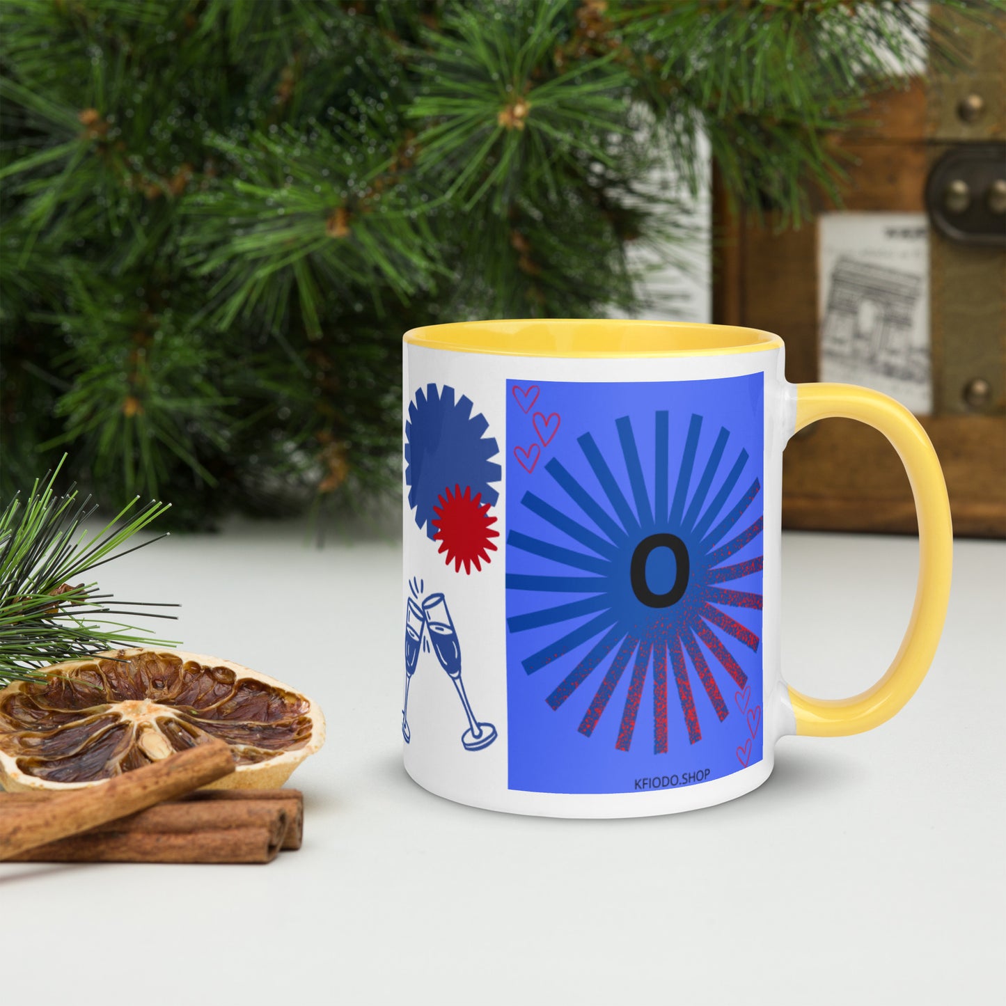 Mug *O à Intérieur Coloré