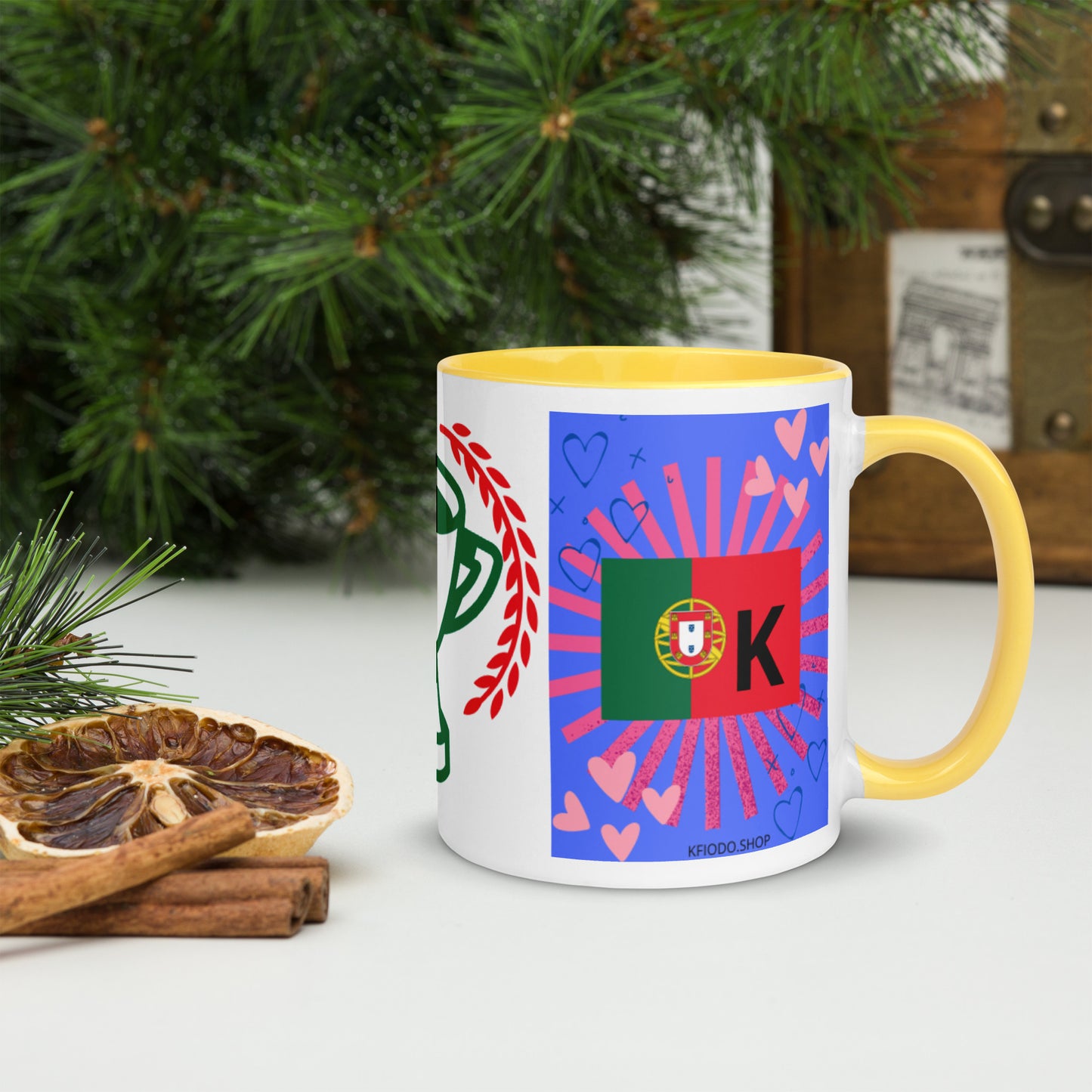 Mug *PORTUGAL* à Intérieur Coloré