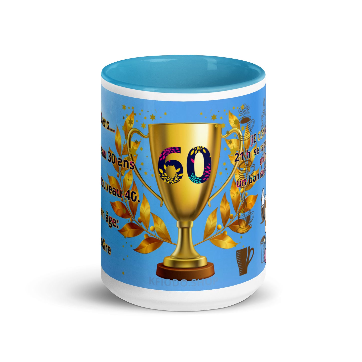 Mug à Intérieur Coloré-1 #60 KFIODO