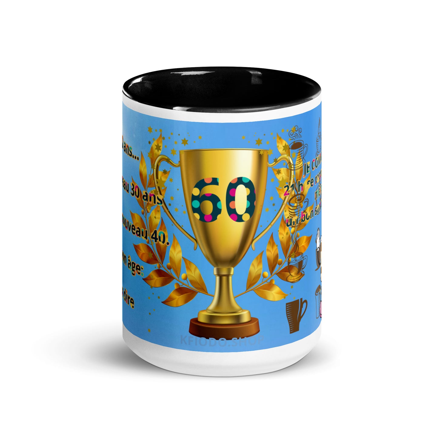 Mug à Intérieur Coloré-2 #60 KFIODO