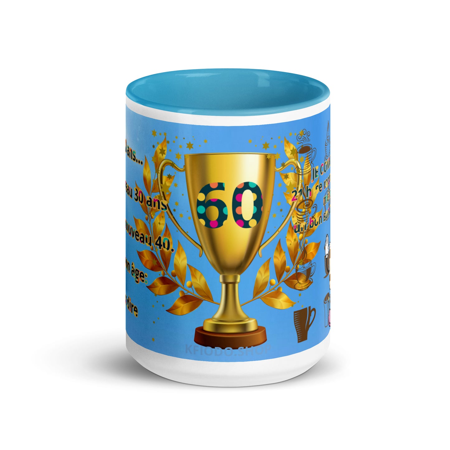 Mug à Intérieur Coloré-2 #60 KFIODO