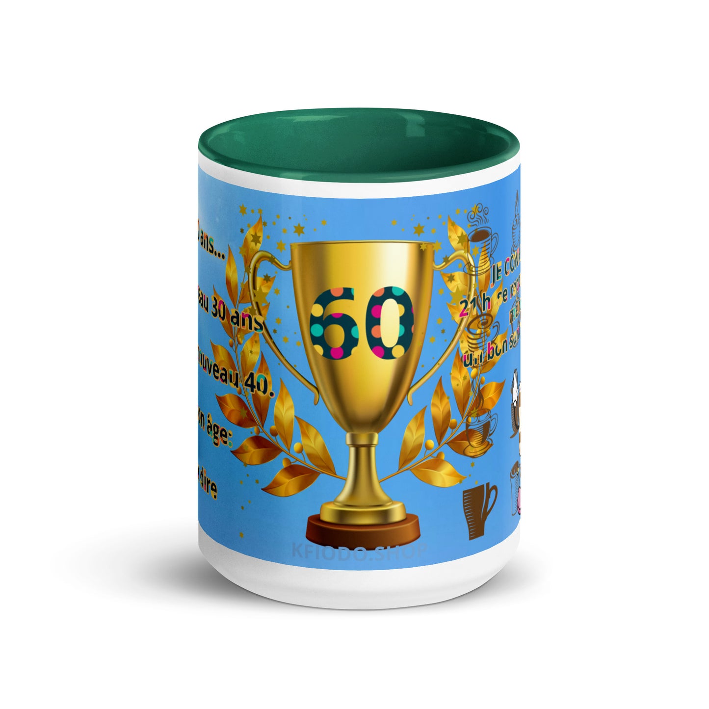 Mug à Intérieur Coloré-2 #60 KFIODO