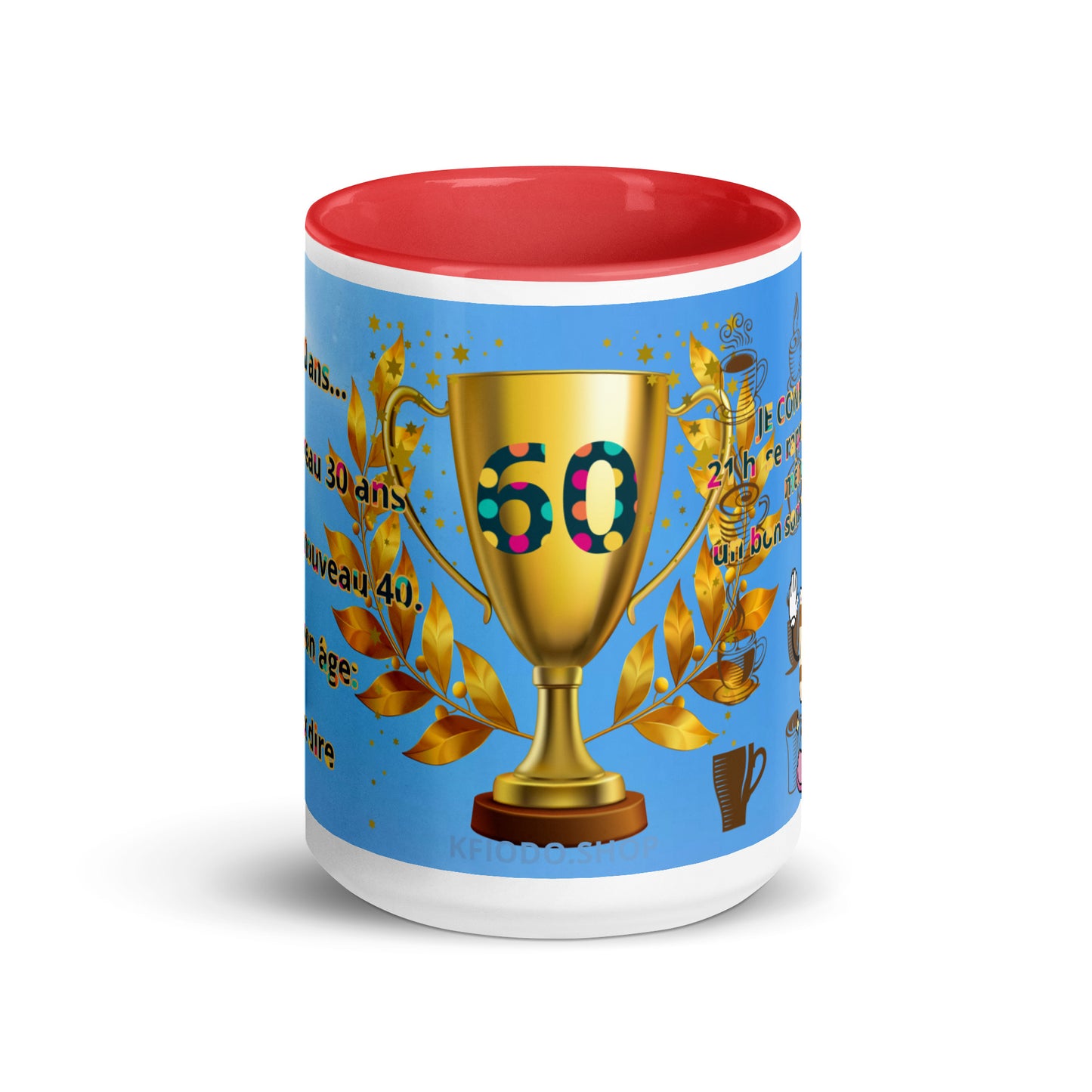 Mug à Intérieur Coloré-2 #60 KFIODO