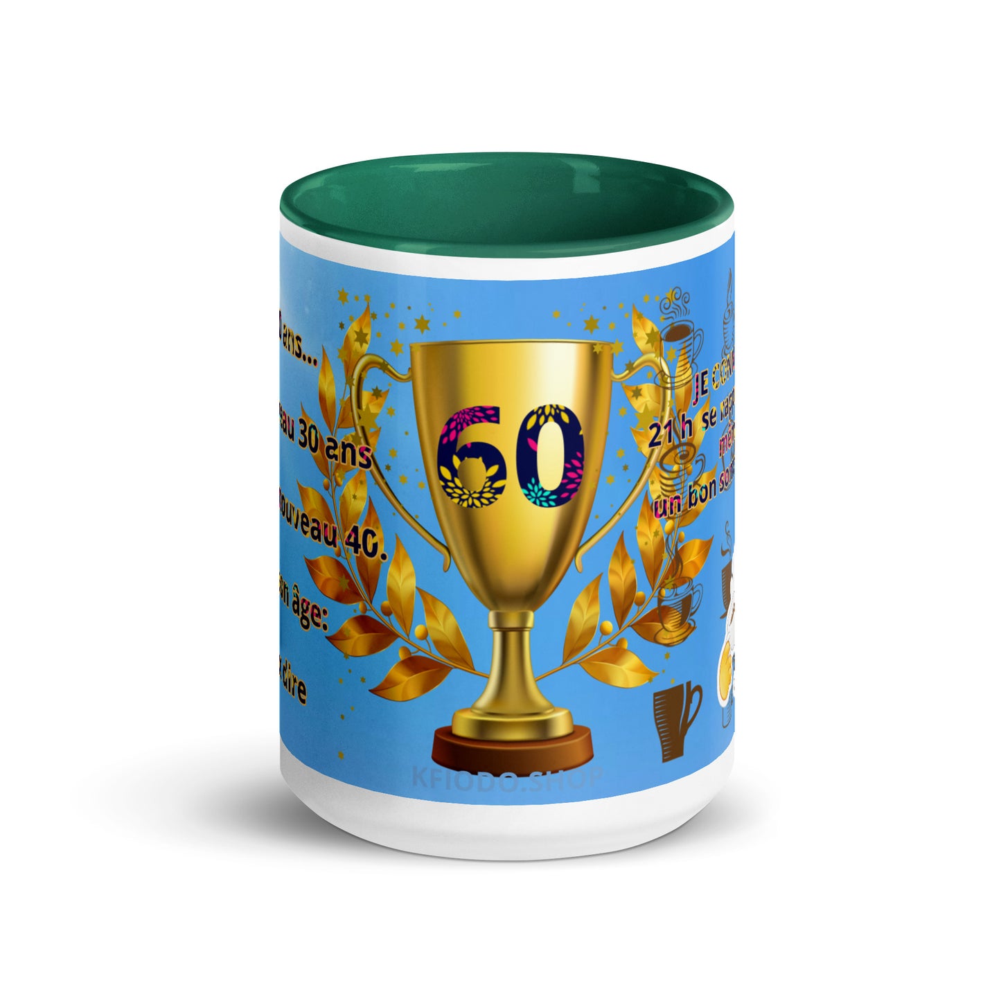 Mug à Intérieur Coloré-3 #60 KFIODO