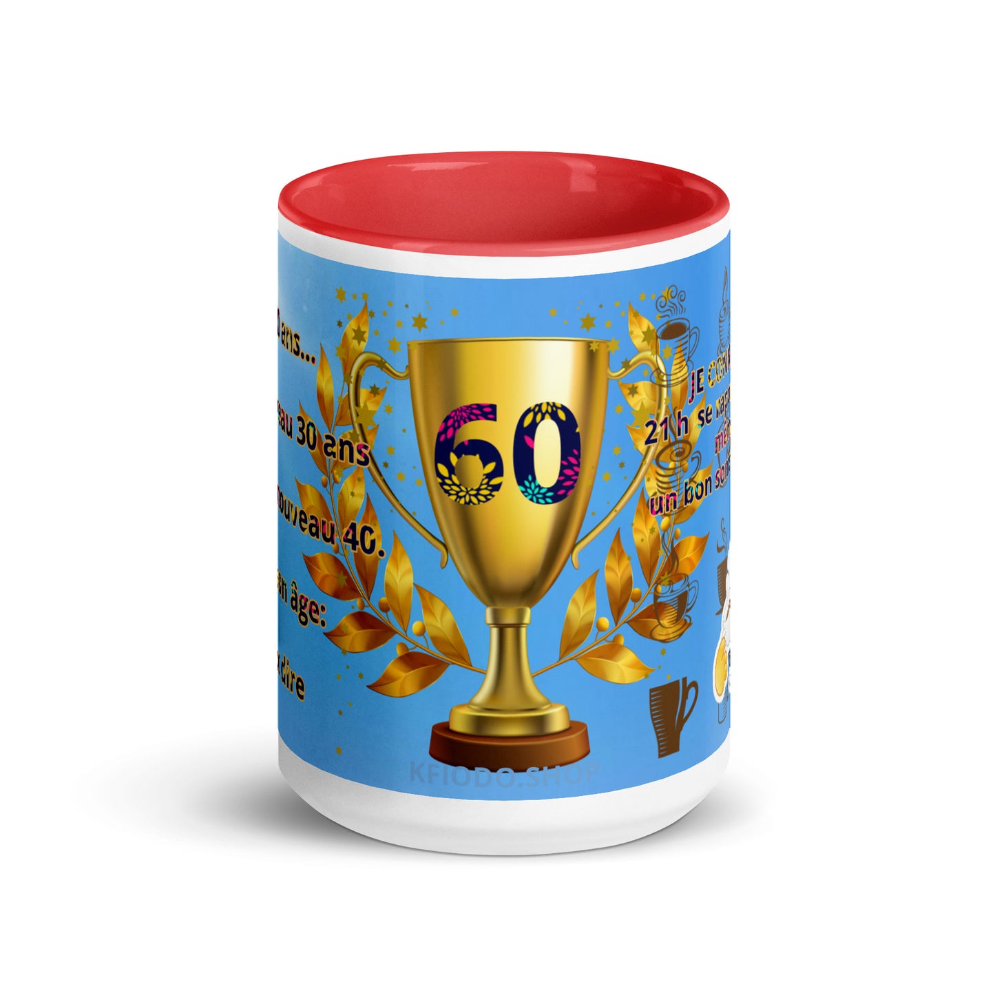 Mug à Intérieur Coloré-3 #60 KFIODO