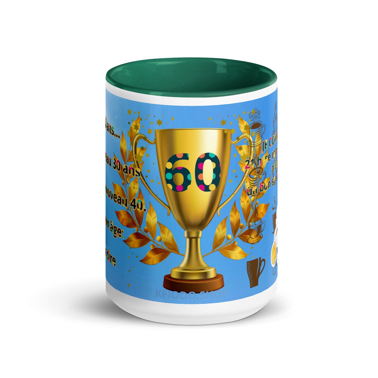 Mug à Intérieur Coloré-4 #60 KFIODO