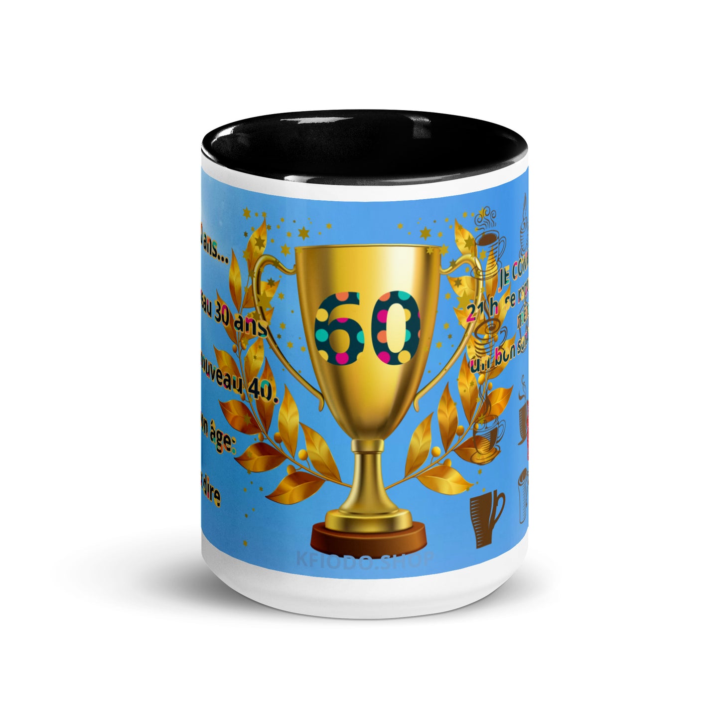 Mug à Intérieur Coloré-5 #60 KFIODO