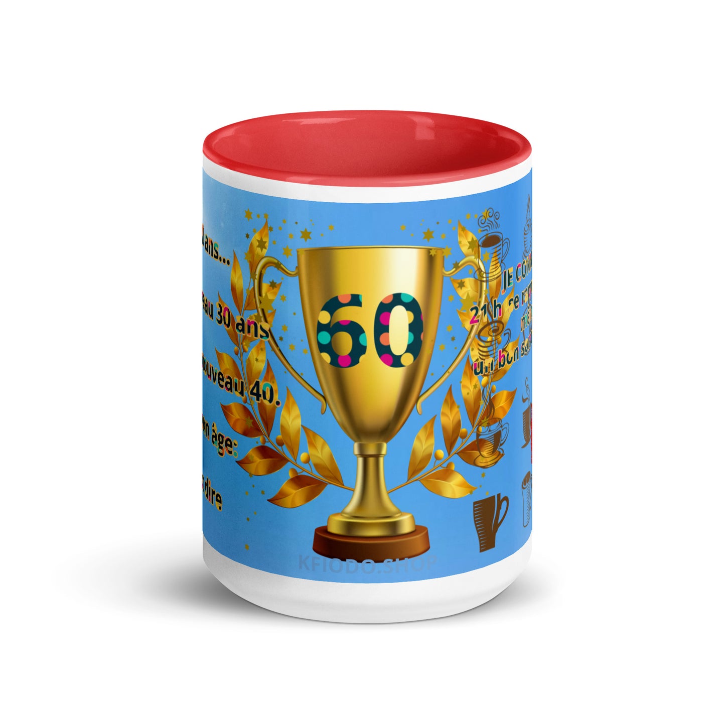 Mug à Intérieur Coloré-6 #60 KFIODO