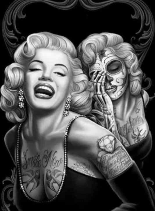 Tableau *MARILYN MONROE *SKULL