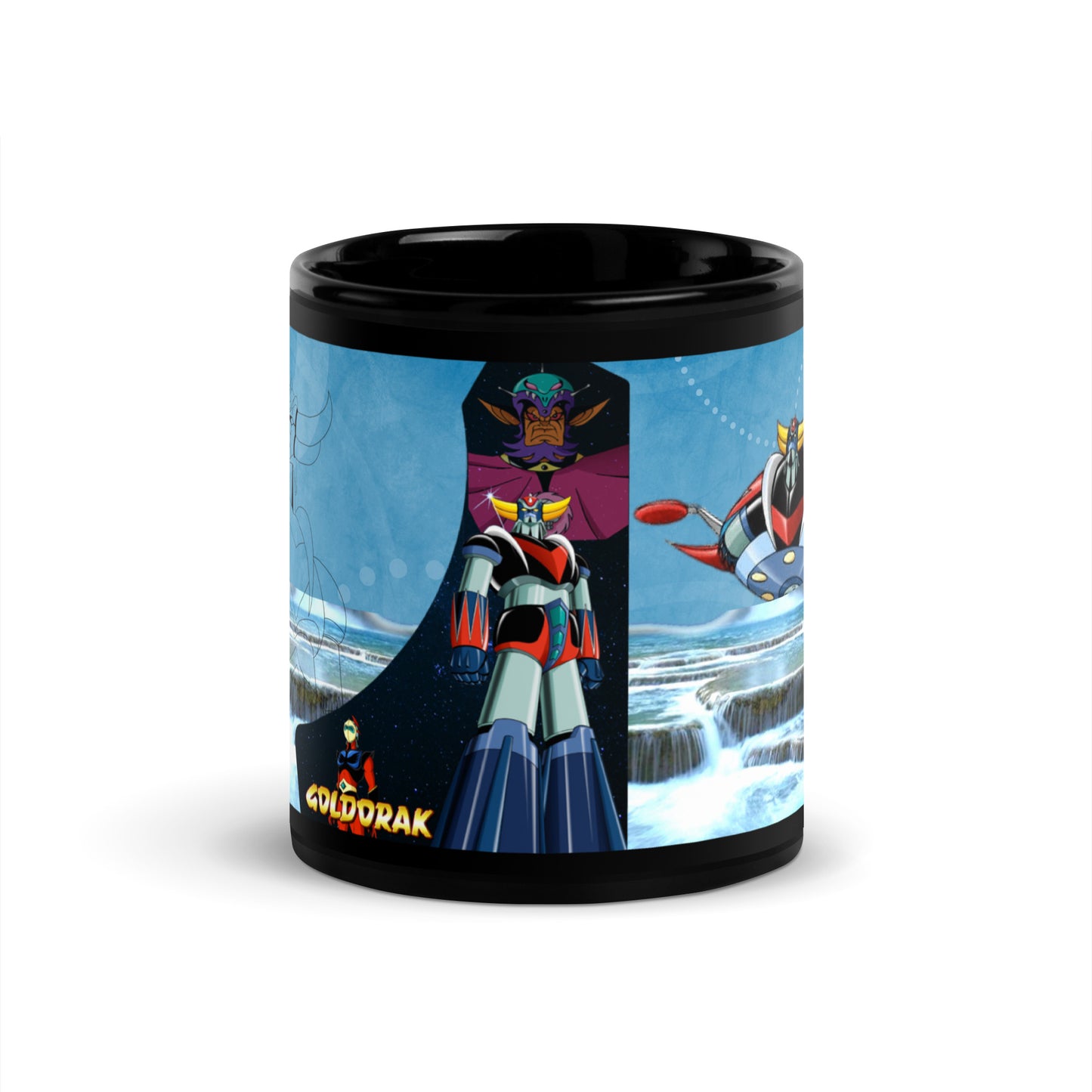 Mug brillant noir KFIODO #1- idole