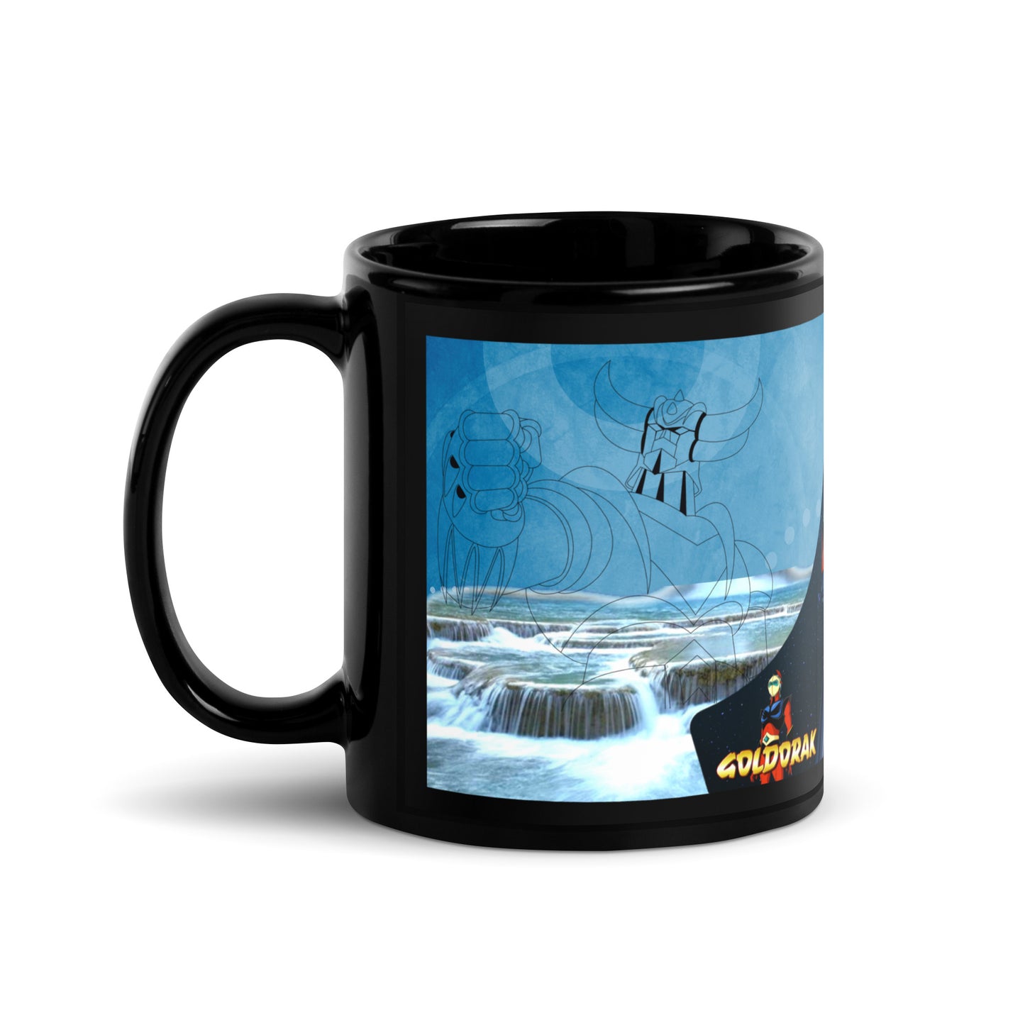 Mug brillant noir KFIODO #1- idole