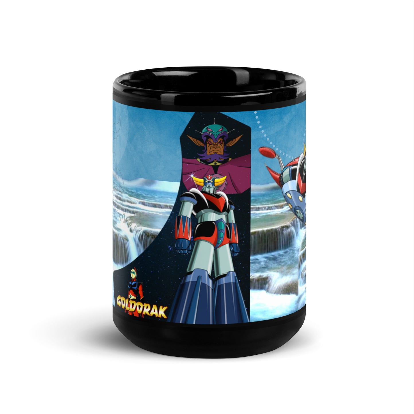Mug brillant noir KFIODO #1- idole