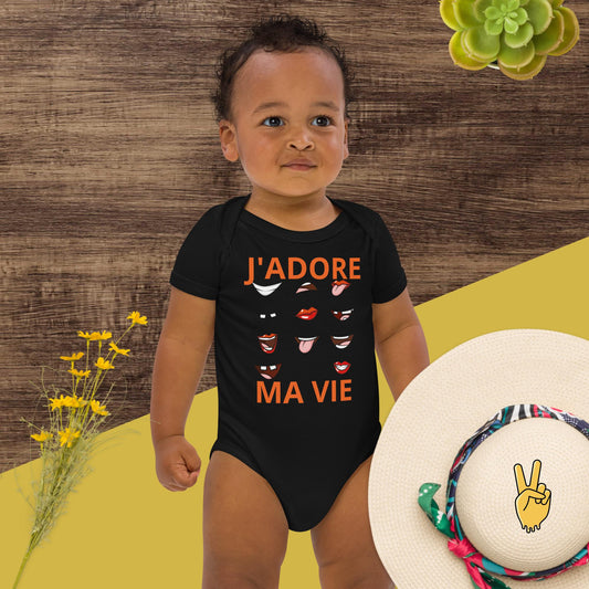 Body en coton bio bébé-famille #1 KFIODO