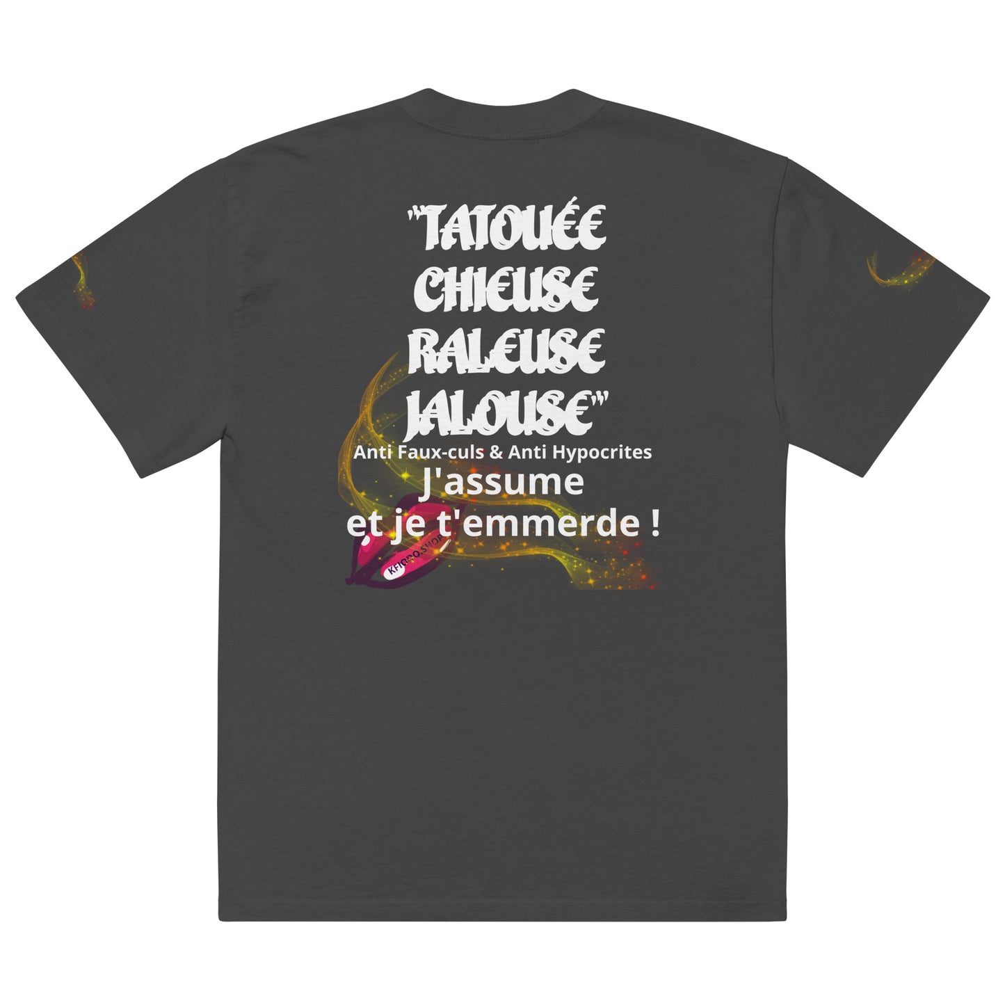 T-shirt oversize délavé TATOUÉE #21 KFIODO