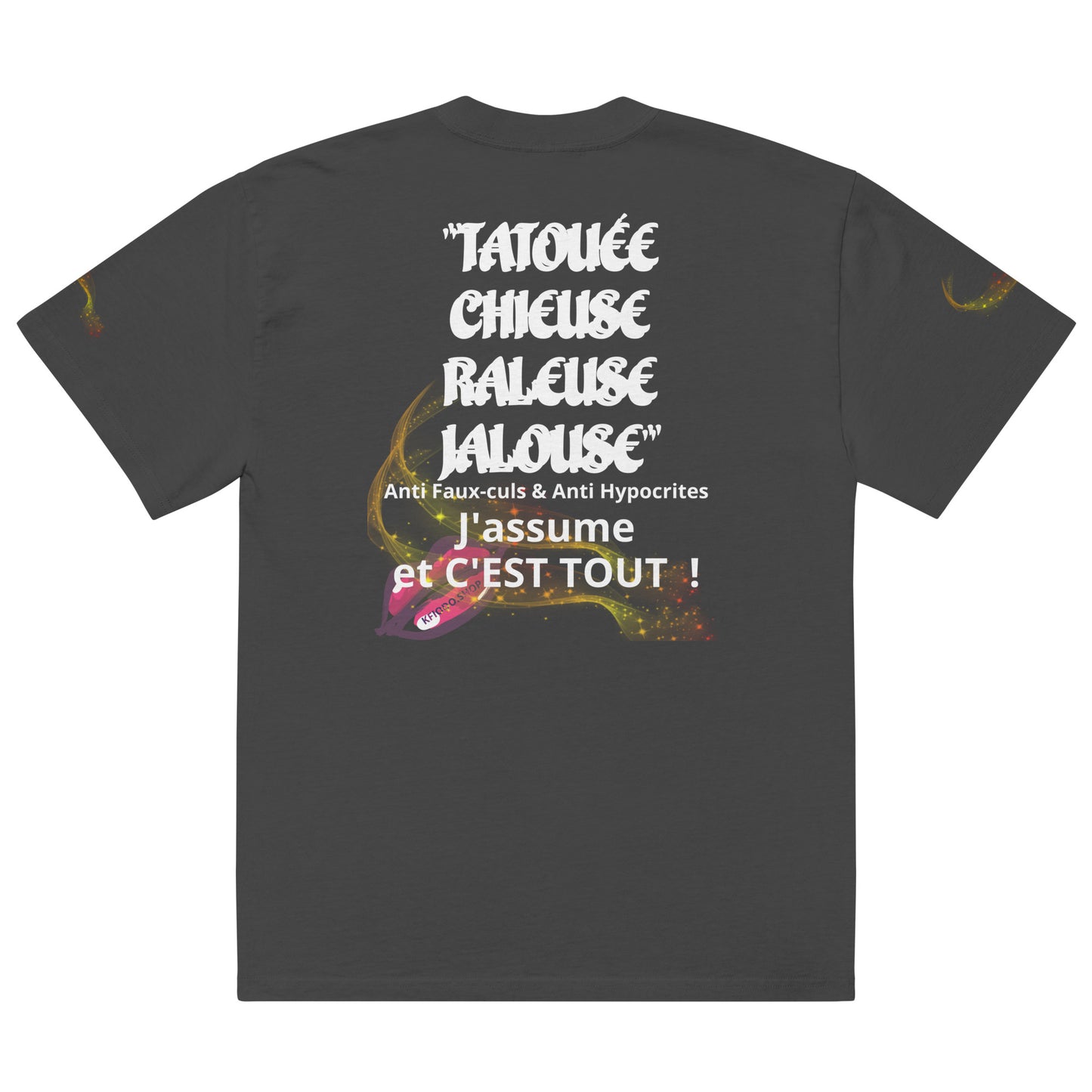 T-shirt oversize VERSEAU TATOUÉE #39 KFIODO