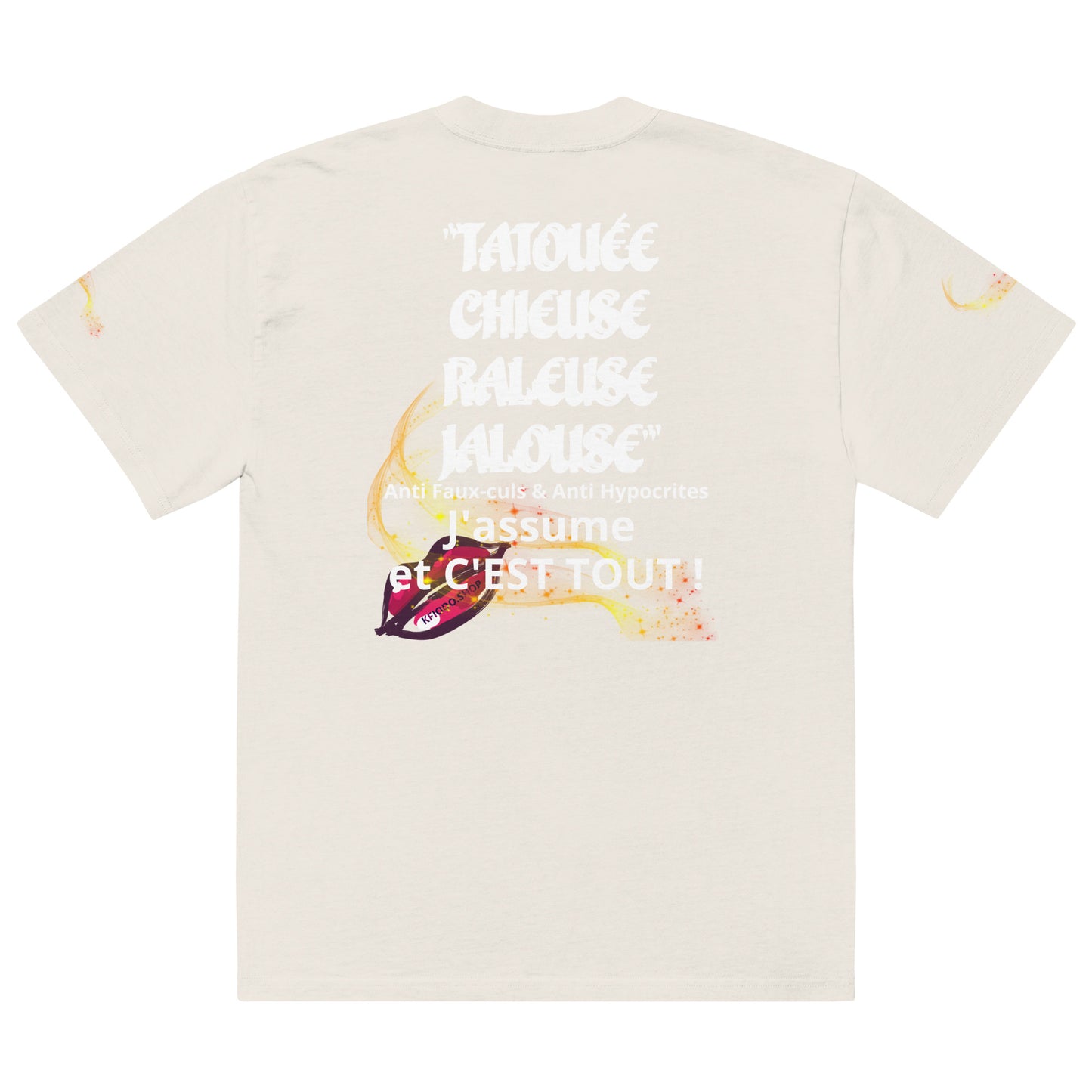 T-shirt oversize POISSON TATOUÉE #40 KFIODO