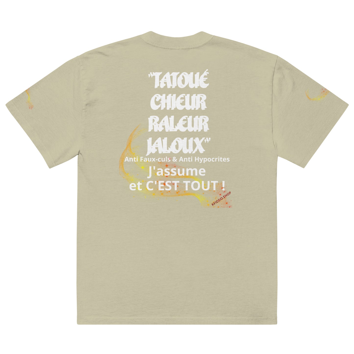 T-shirt oversize TATOUÉ #12 KFIODO