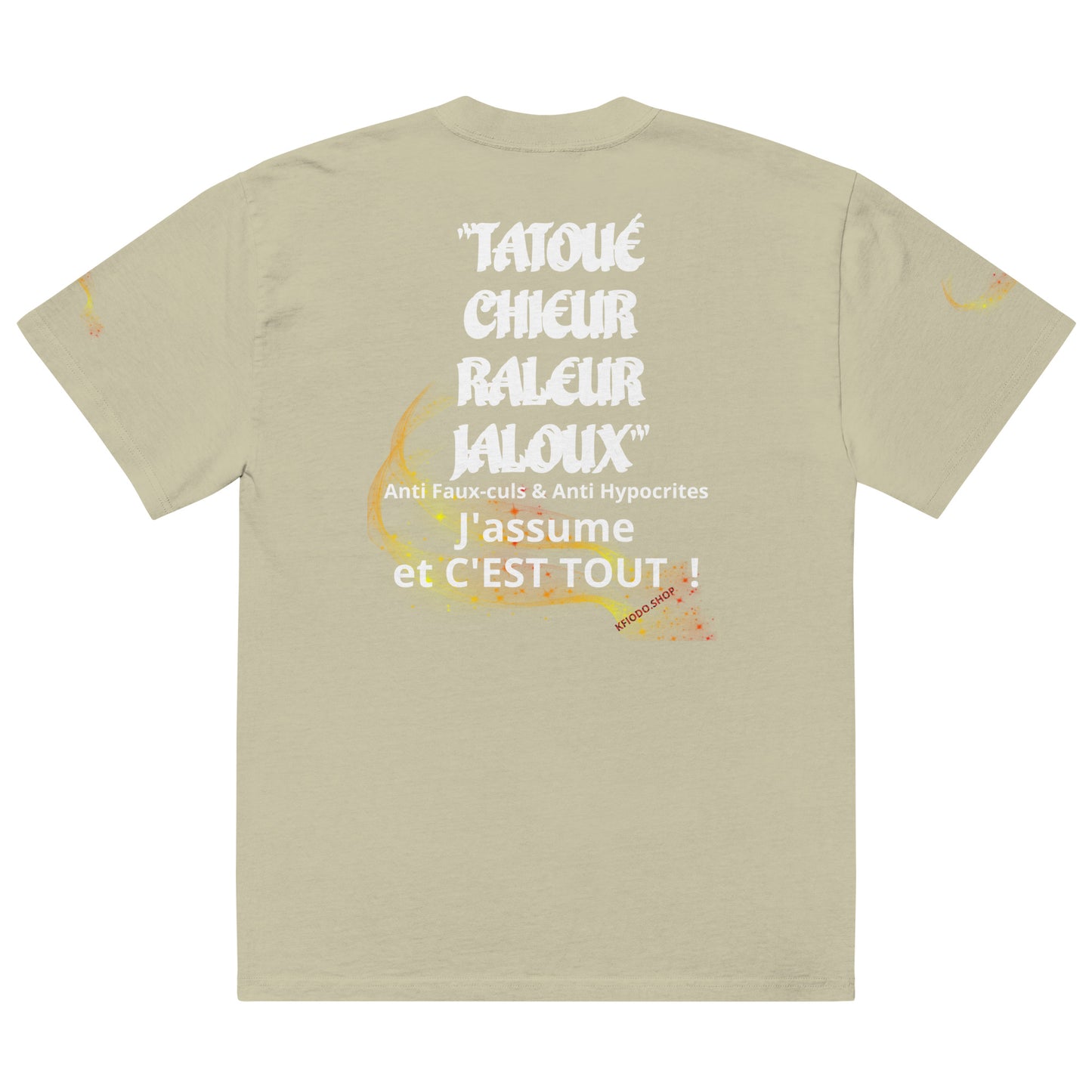 T-shirt oversize TATOUÉ #13 KFIODO