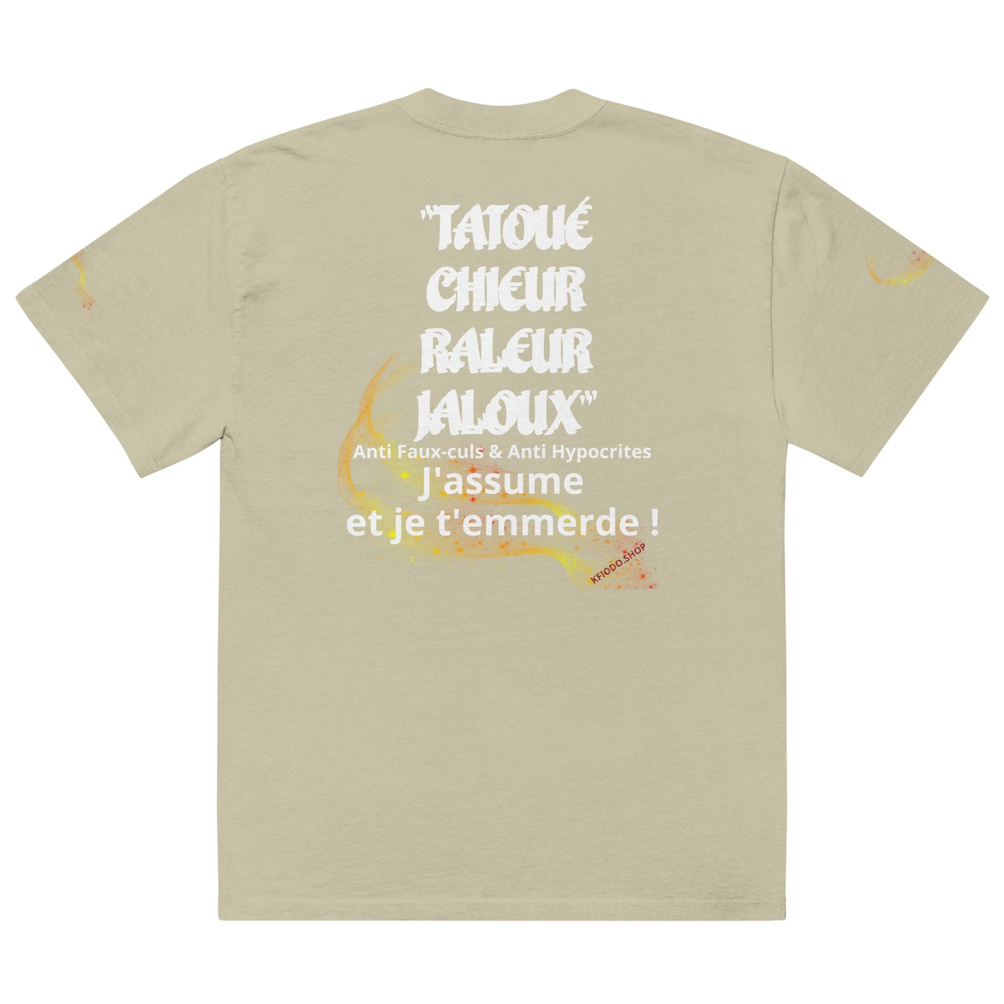 T-shirt oversize TATOUÉ #15 KFIODO