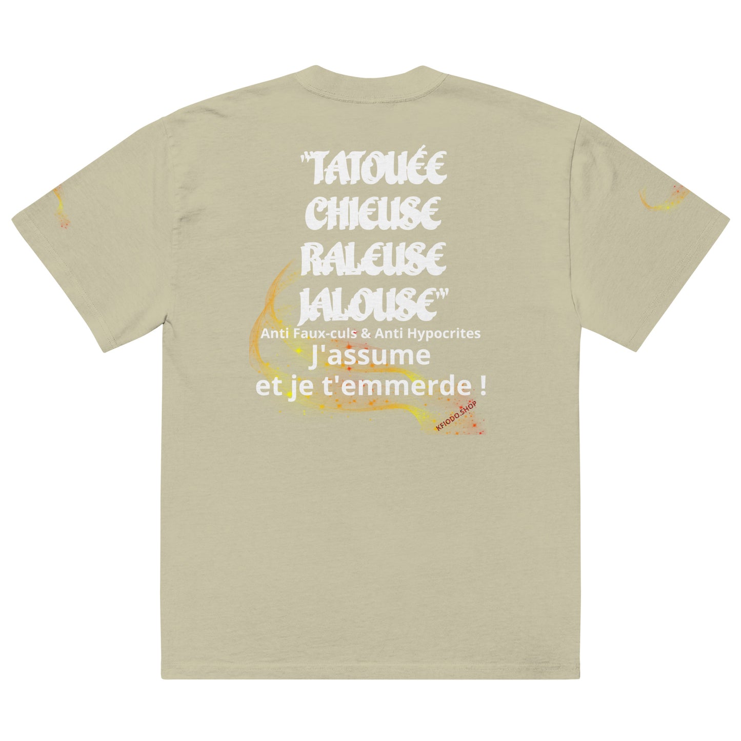 T-shirt oversize TATOUÉE #44 KFIODO