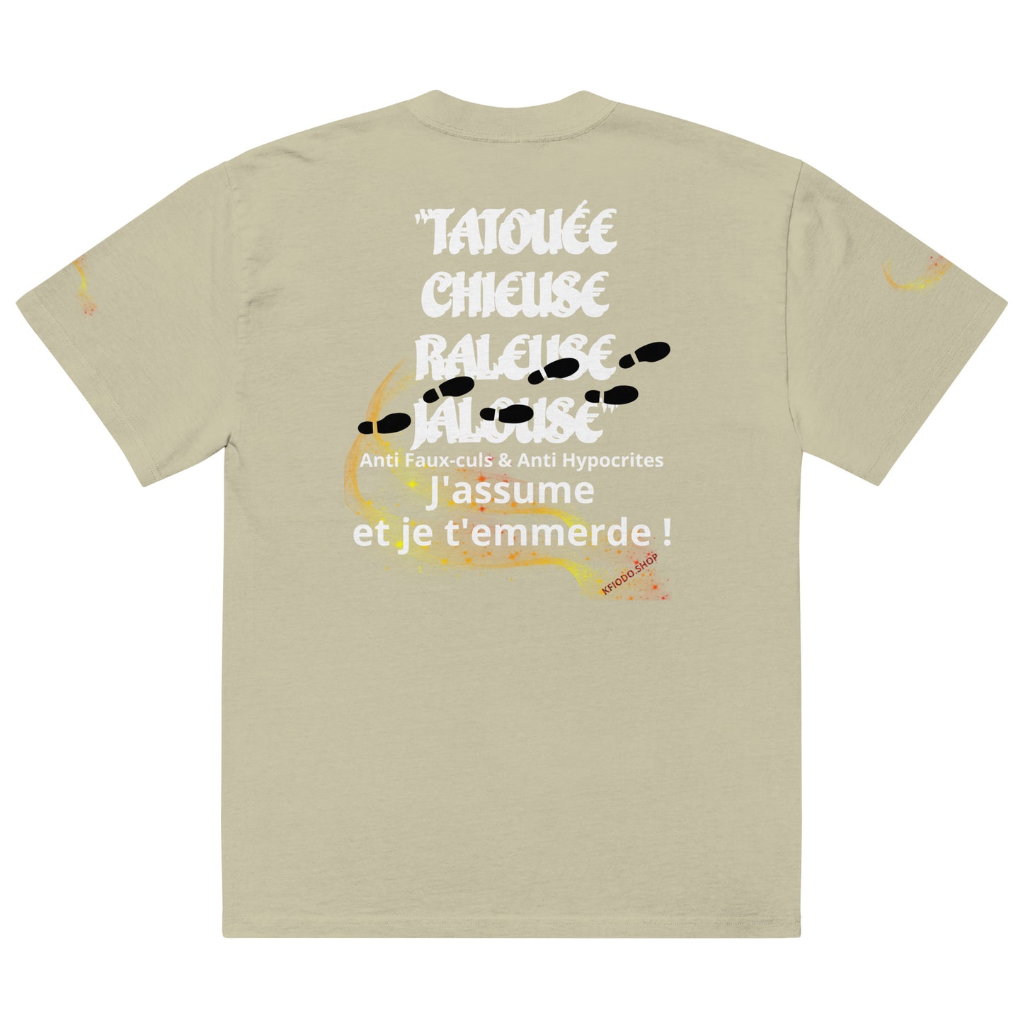 T-shirt oversize TATOUÉE #46 KFIODO