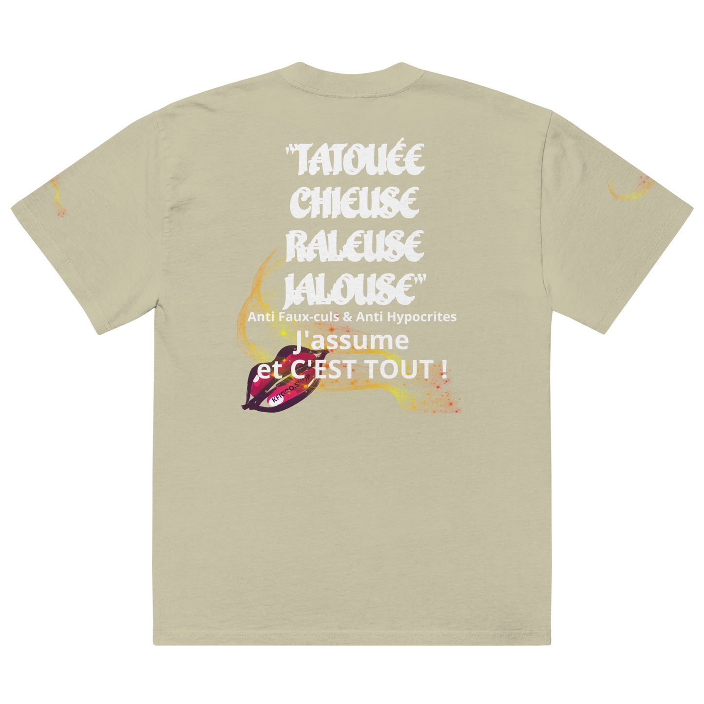 T-shirt oversize SAGITAIRE TATOUÉE #37 KFIODO