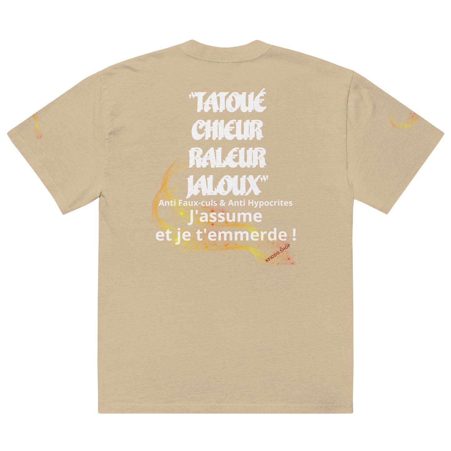 T-shirt oversize TATOUÉ #11 KFIODO