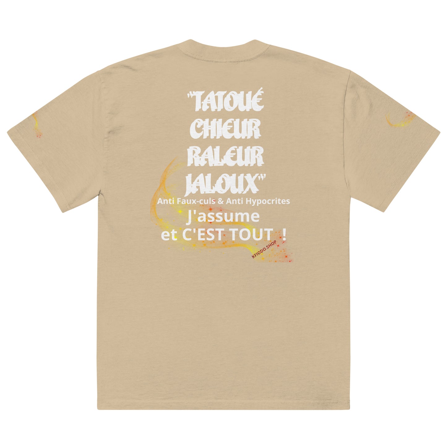 T-shirt oversize TATOUÉ #13 KFIODO