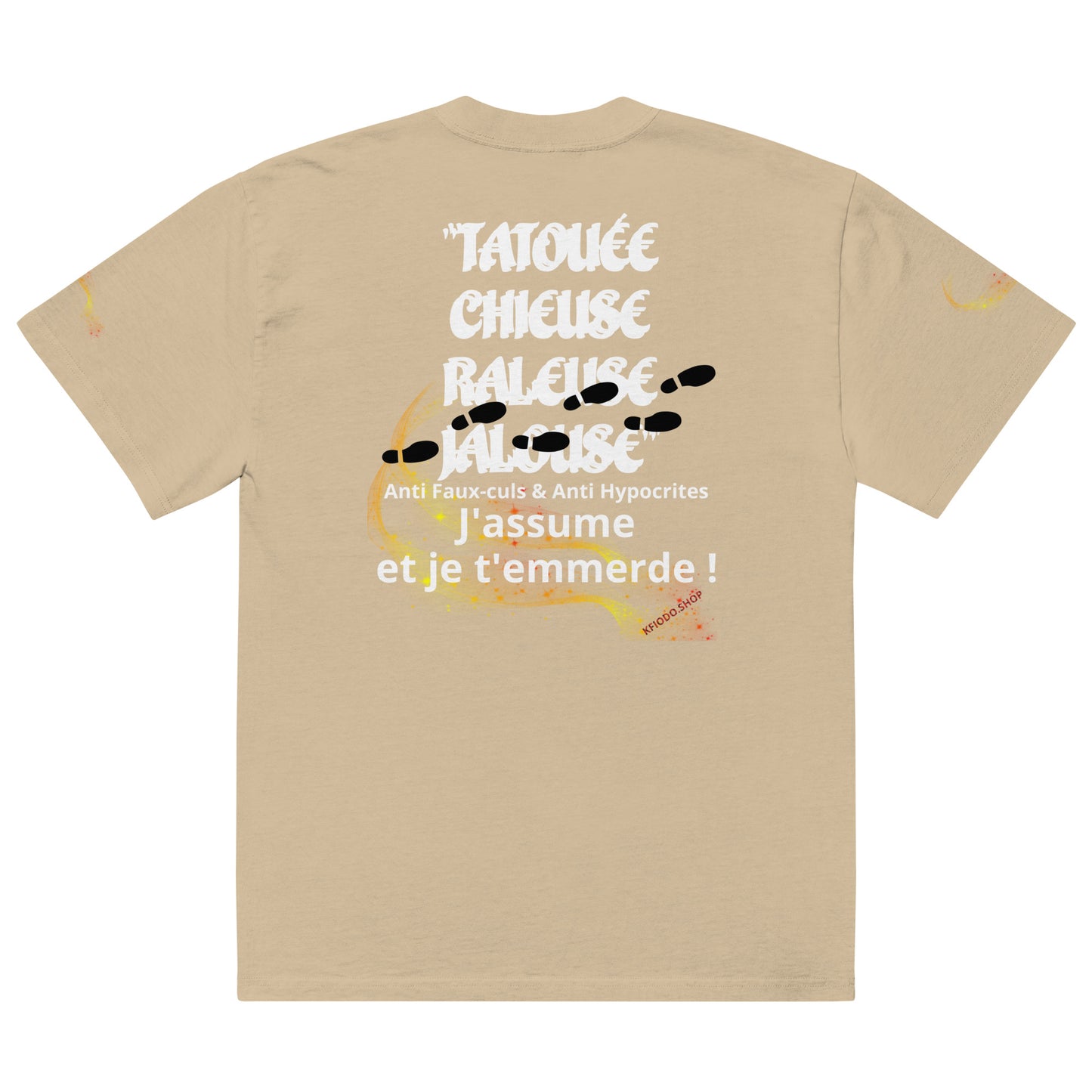 T-shirt oversize TATOUÉE #46 KFIODO