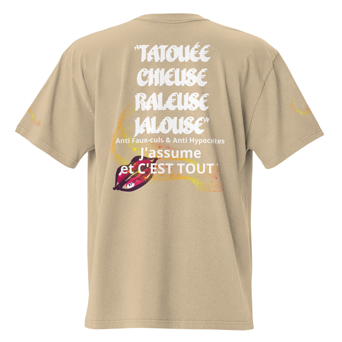 T-shirt oversize BÉLIER TATOUÉE #29 KFIODO