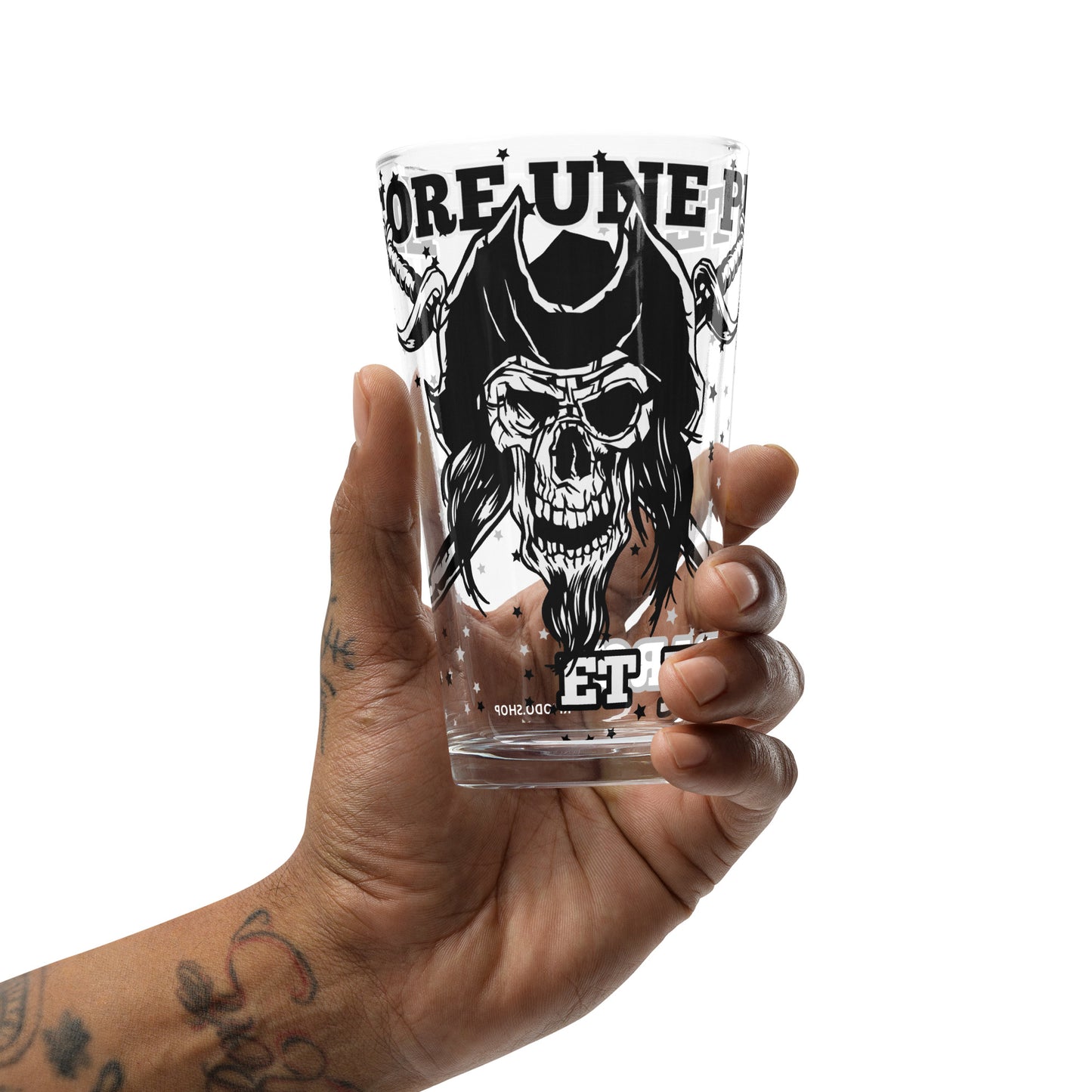 Verre à pinte SKULL pirate