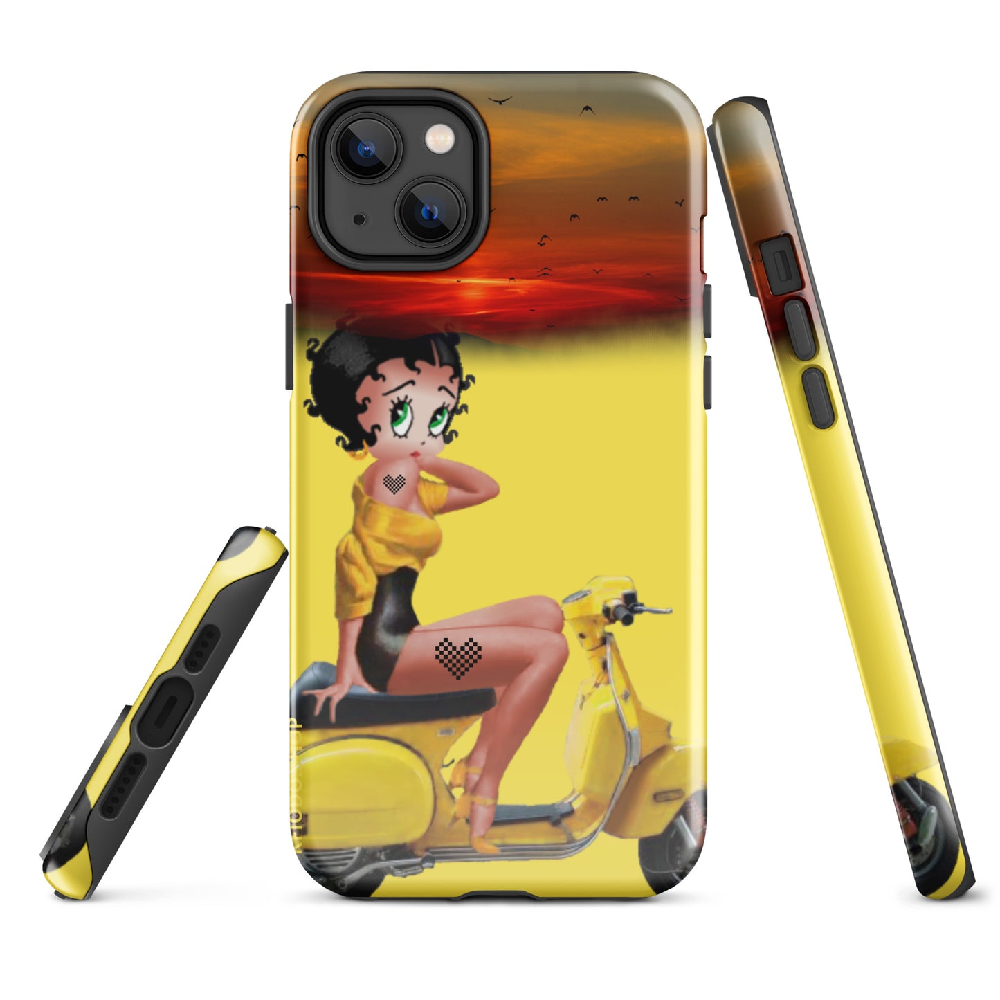 Coque d'iPhone® rigide Betty  #Rebelle 22 KFIODO