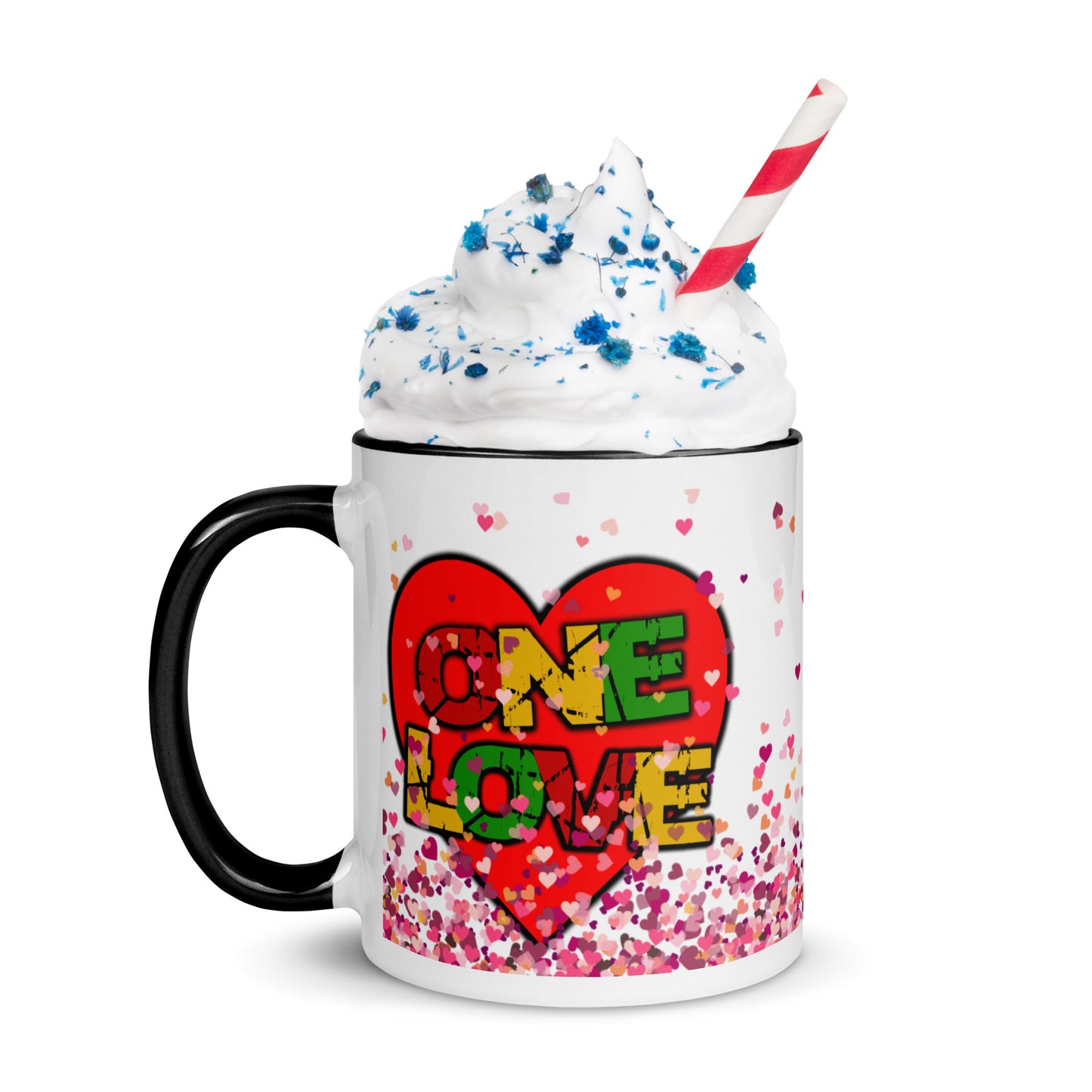 Mug à Intérieur Coloré *Amour *Love *Coeur #6