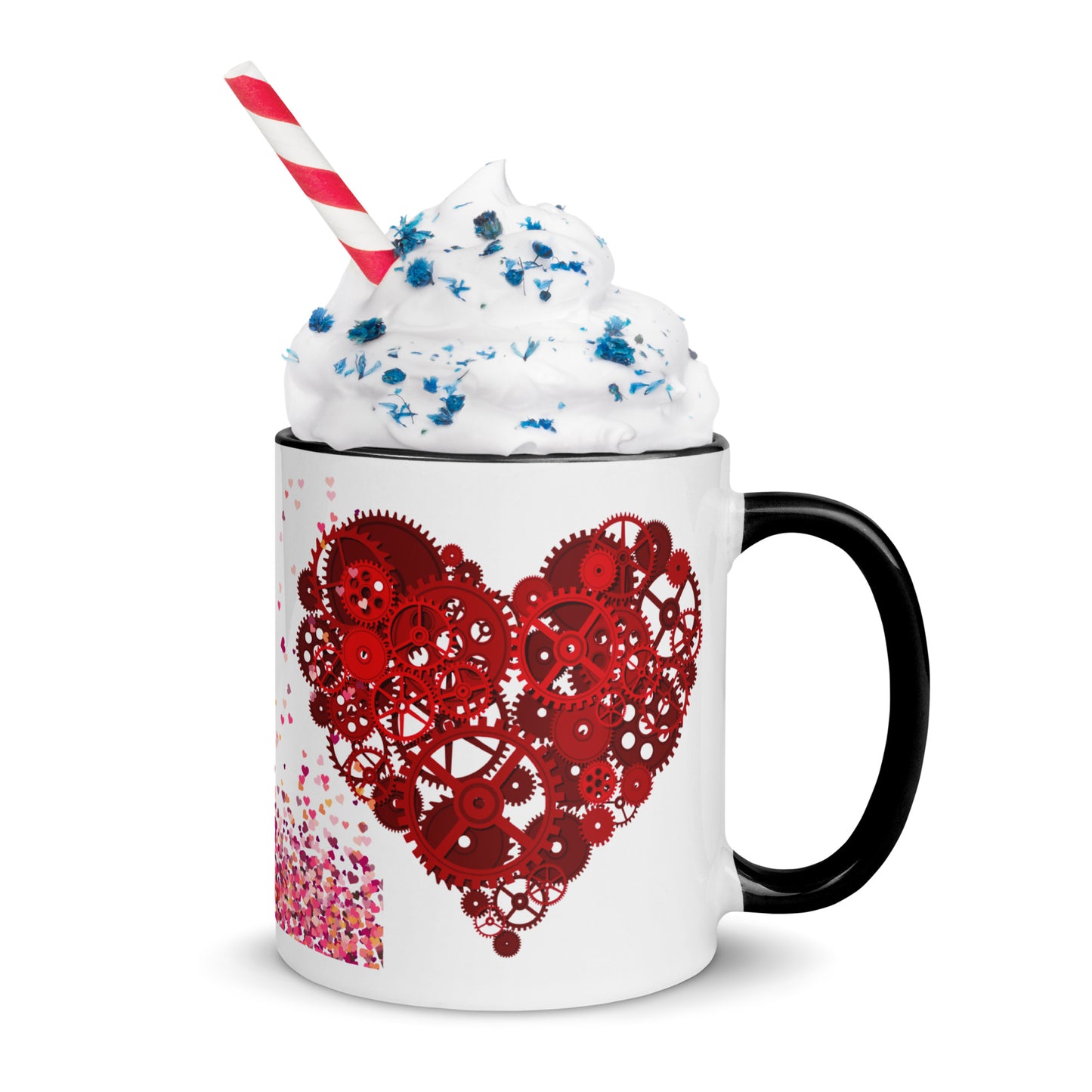 Mug à Intérieur Coloré *Amour *Love *Coeur #4