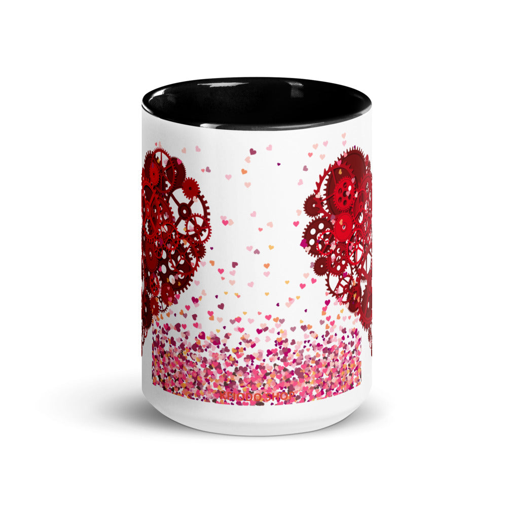 Mug à Intérieur Coloré *Amour *Love *Coeur #4