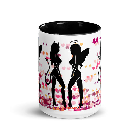 Mug à Intérieur Coloré *Amour *Love *Coeur #9