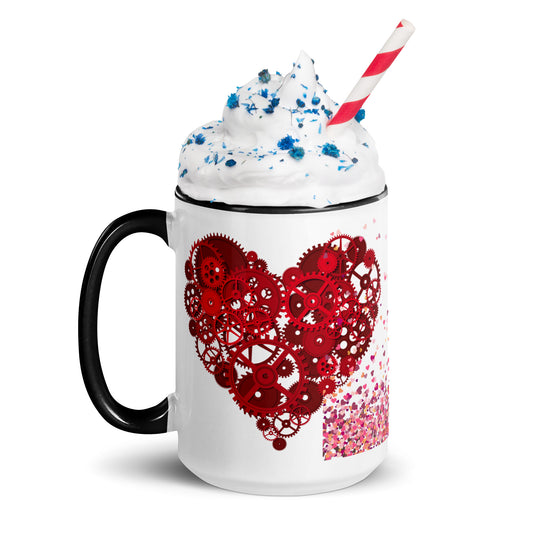 Mug à Intérieur Coloré *Amour *Love *Coeur #4