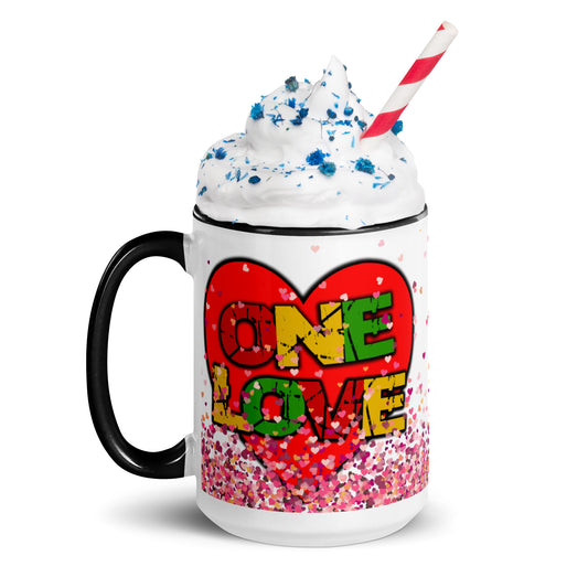 Mug à Intérieur Coloré *Amour *Love *Coeur #6