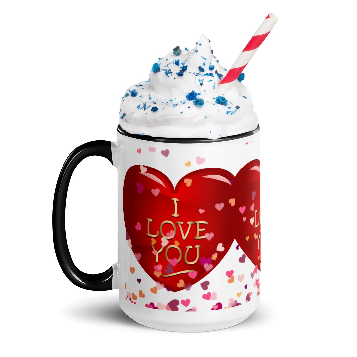 Mug à Intérieur Coloré *Amour *Love *Coeur #5