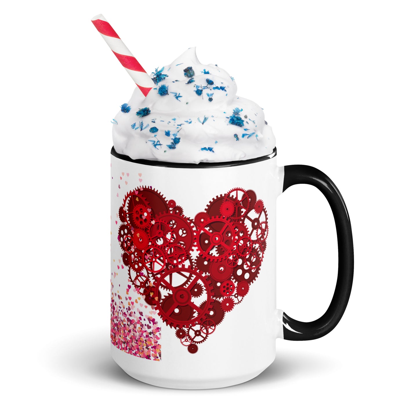 Mug à Intérieur Coloré *Amour *Love *Coeur #4