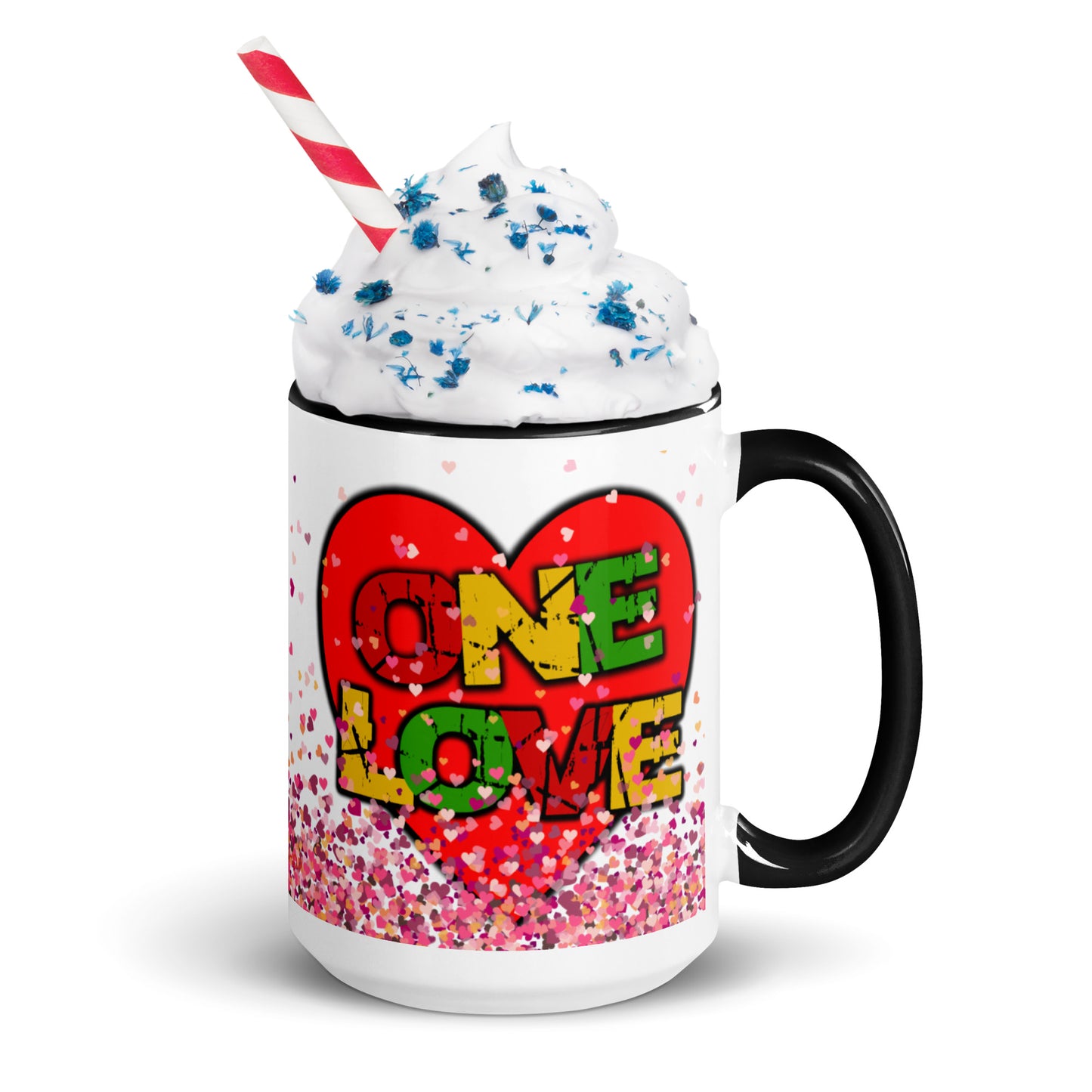 Mug à Intérieur Coloré *Amour *Love *Coeur #6