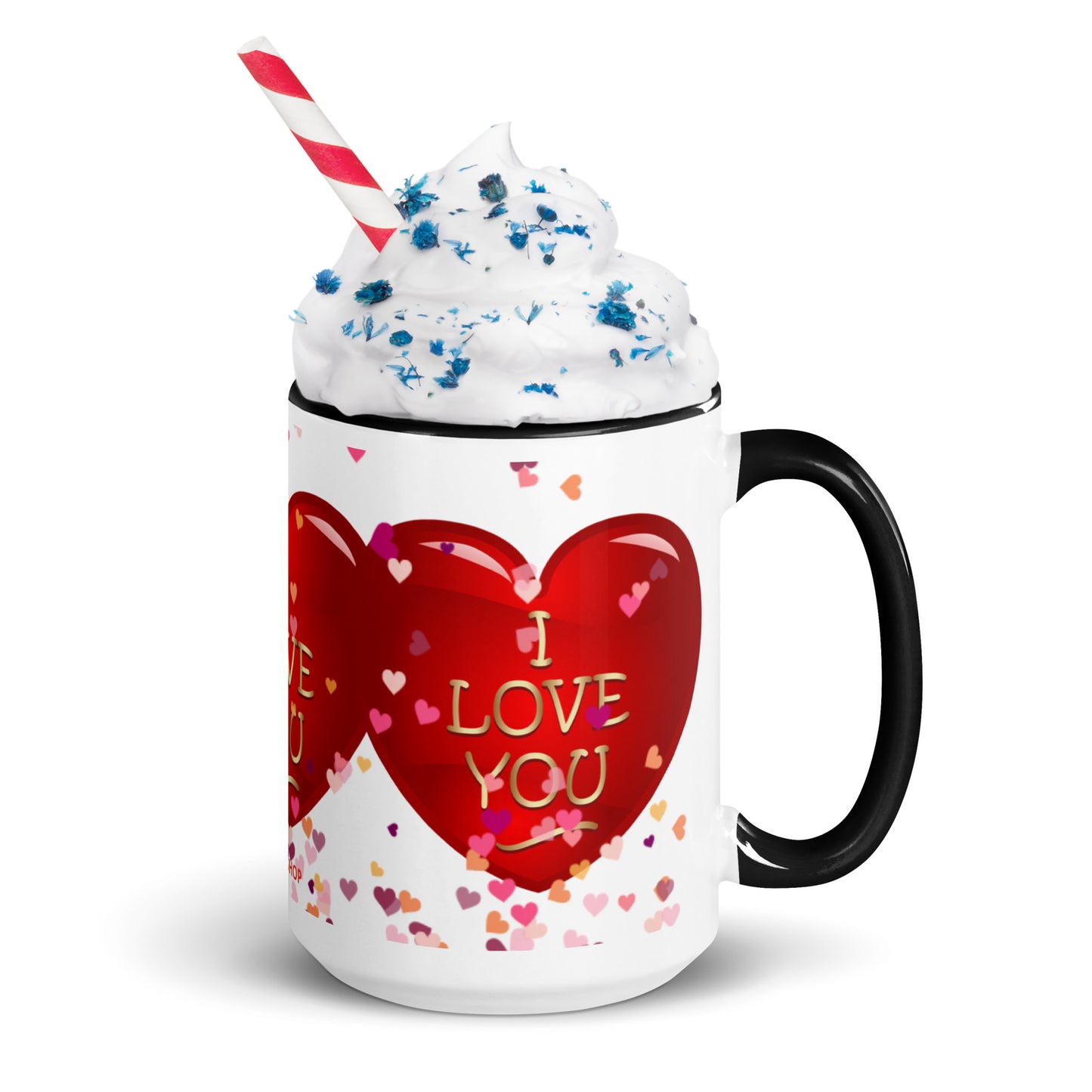 Mug à Intérieur Coloré *Amour *Love *Coeur #5