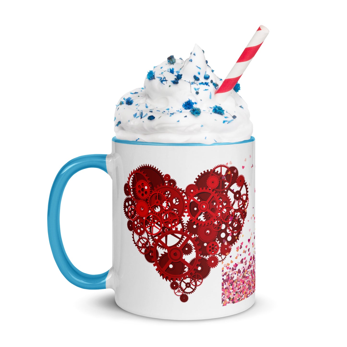 Mug à Intérieur Coloré *Amour *Love *Coeur #4