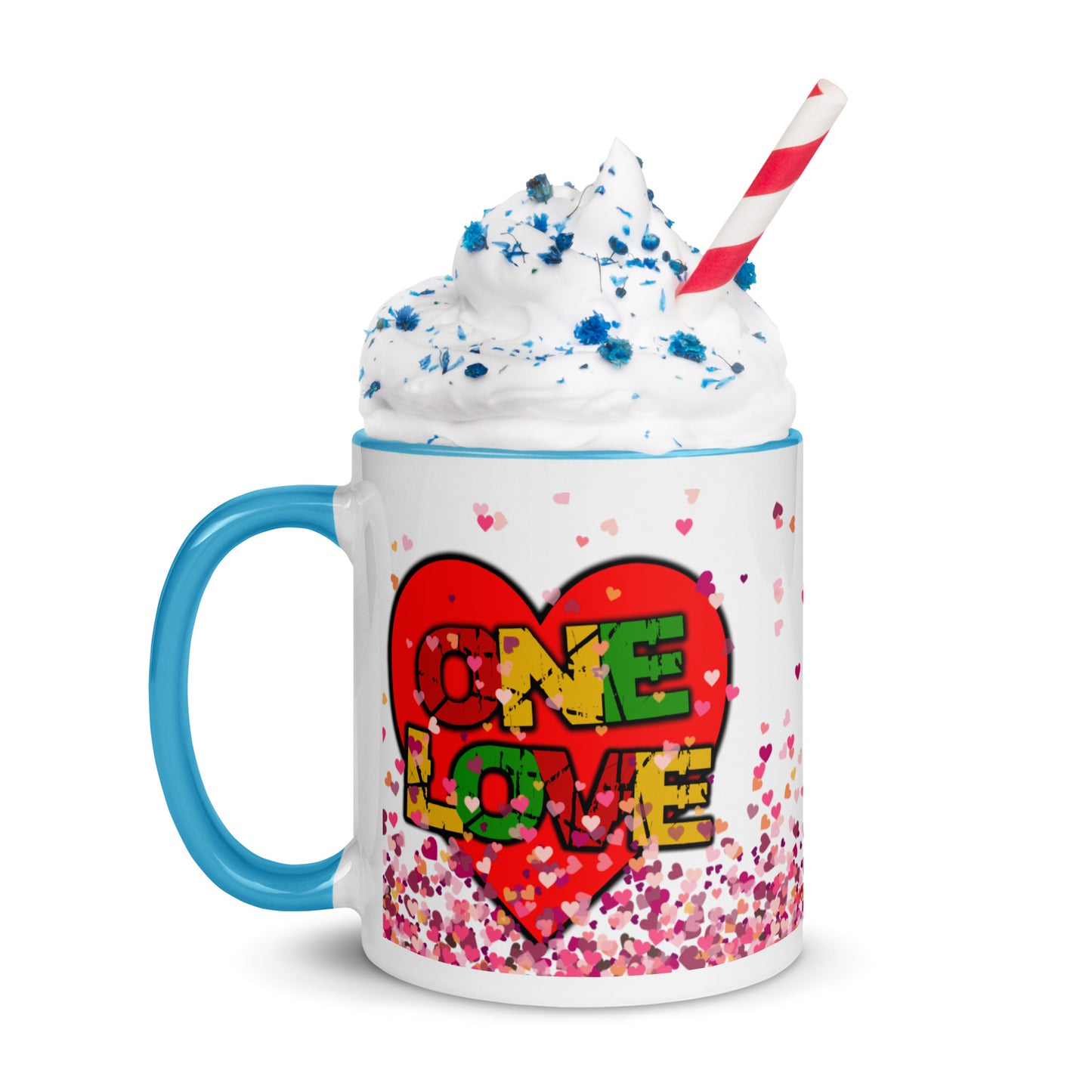 Mug à Intérieur Coloré *Amour *Love *Coeur #6